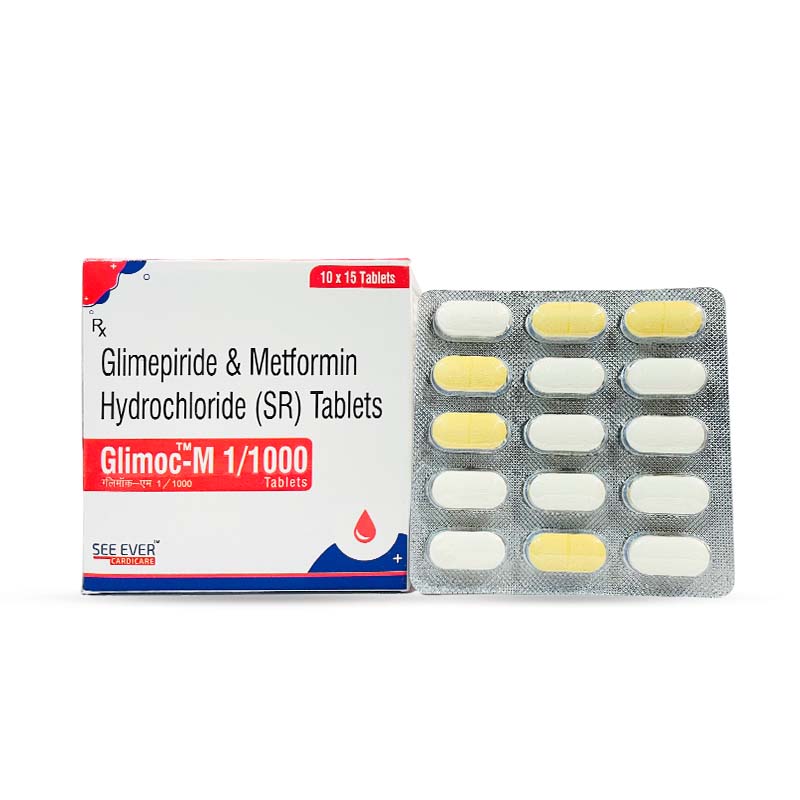 GLIMOC M 1 1000 tablets